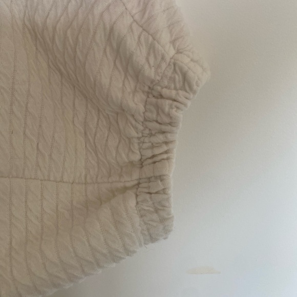 Anthropology size large Arya textured top with balloon sleeves - Picture 4 of 8